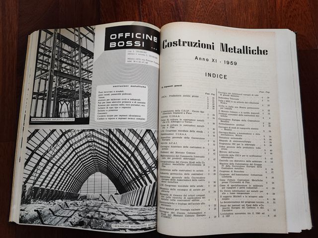 Rivista Acciaio e Costruzioni metalliche - raccolt