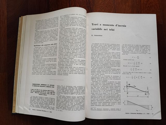 Rivista Acciaio e Costruzioni metalliche - raccolt