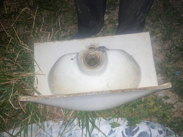 Lavabo para mueble baño 60 x 38 cm