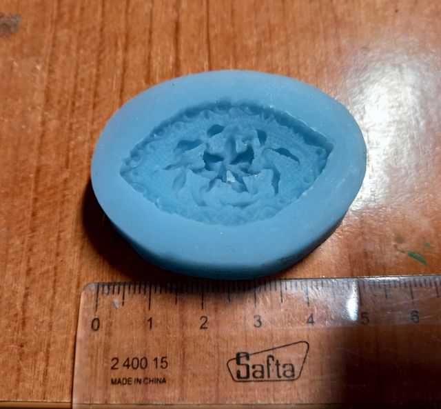 molde flor cabuchón flor