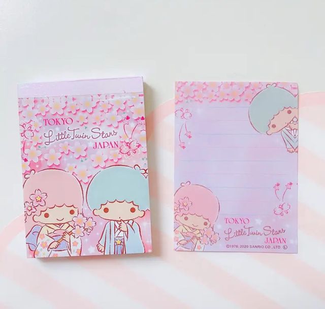 Memo pad little twin stars kawaii sanrio japan