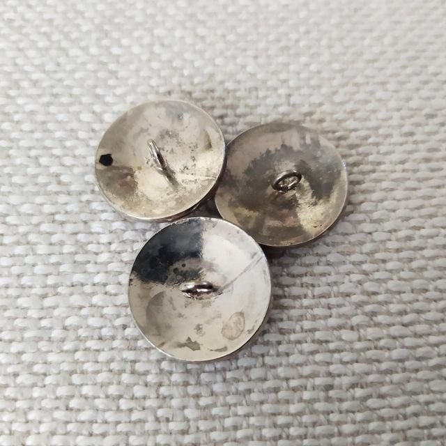 bottoni argentati