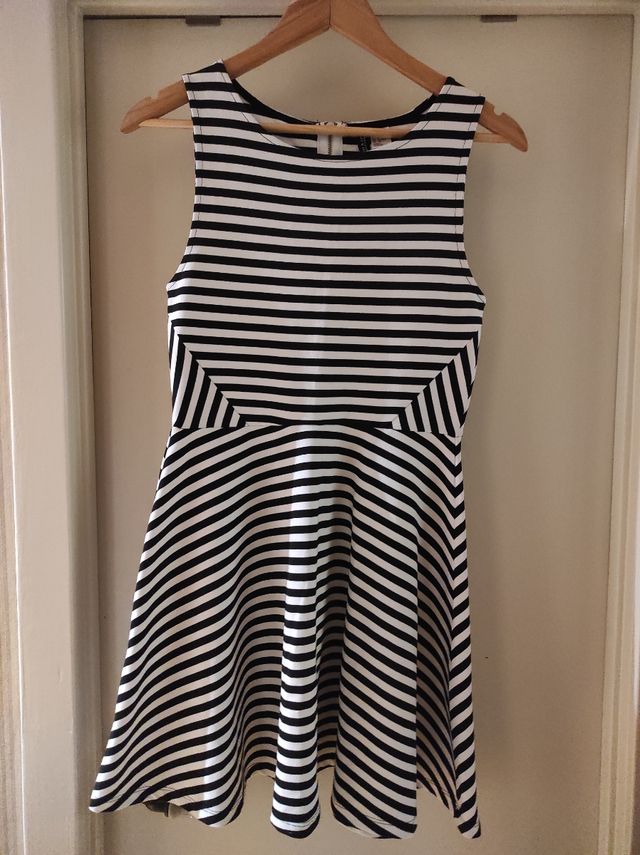 Vestido rayas H&M
