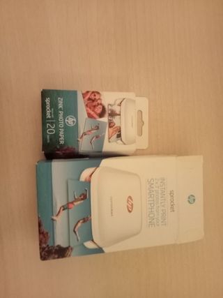 impresora para movi HP sin estrenar+ caja de papel