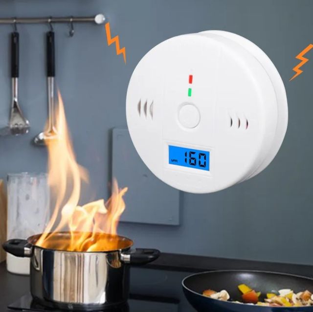 Alarma detector de humo y monóxido de carbono