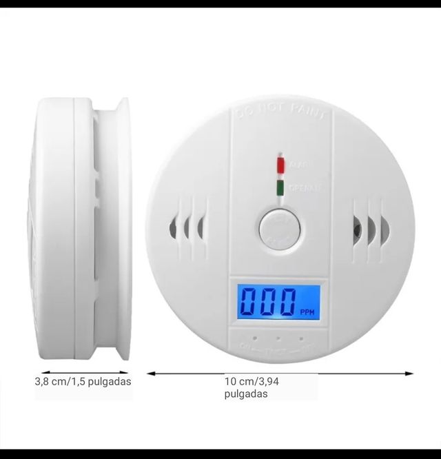 Alarma detector de humo y monóxido de carbono