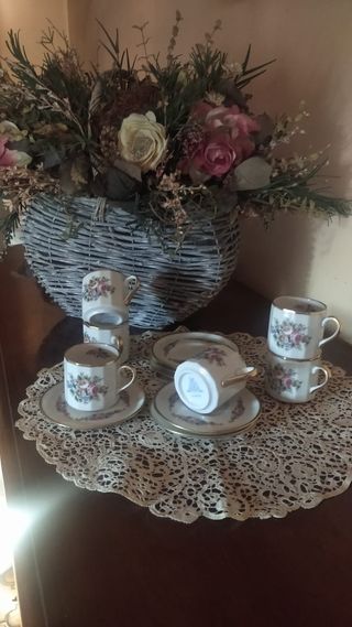 Servizio 6 tazzine da caffè di Limoges St. Martial