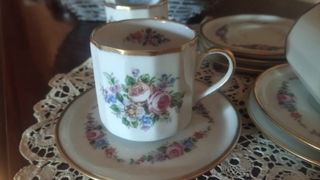 Servizio 6 tazzine da caffè di Limoges St. Martial