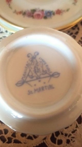 Servizio 6 tazzine da caffè di Limoges St. Martial