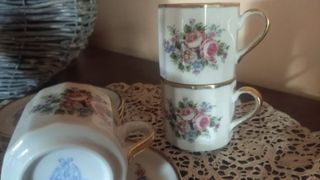 Servizio 6 tazzine da caffè di Limoges St. Martial