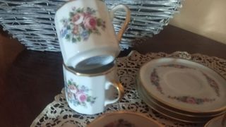 Servizio 6 tazzine da caffè di Limoges St. Martial