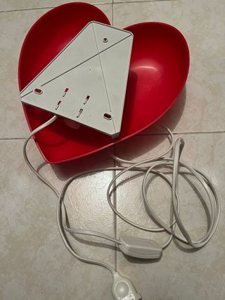 Lámpara pared. Corazón IKEA