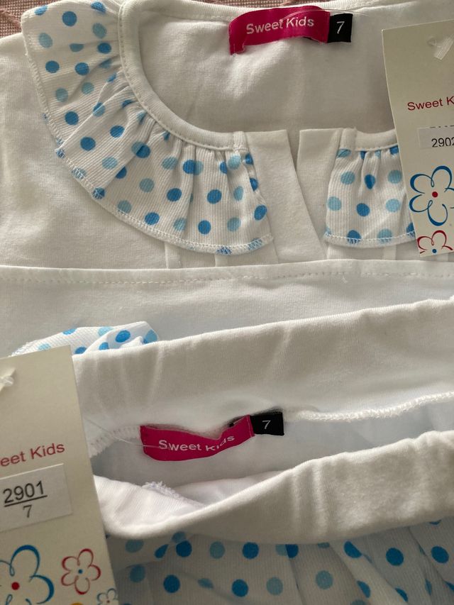 Conjunto falda y camiseta niña