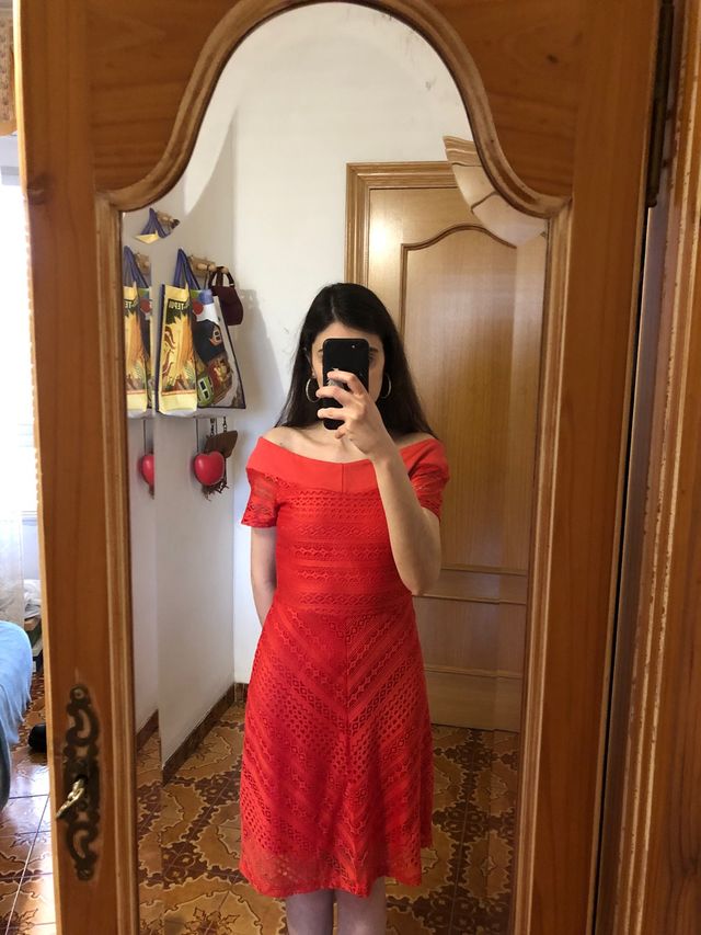 Vestido rojo Anna Field