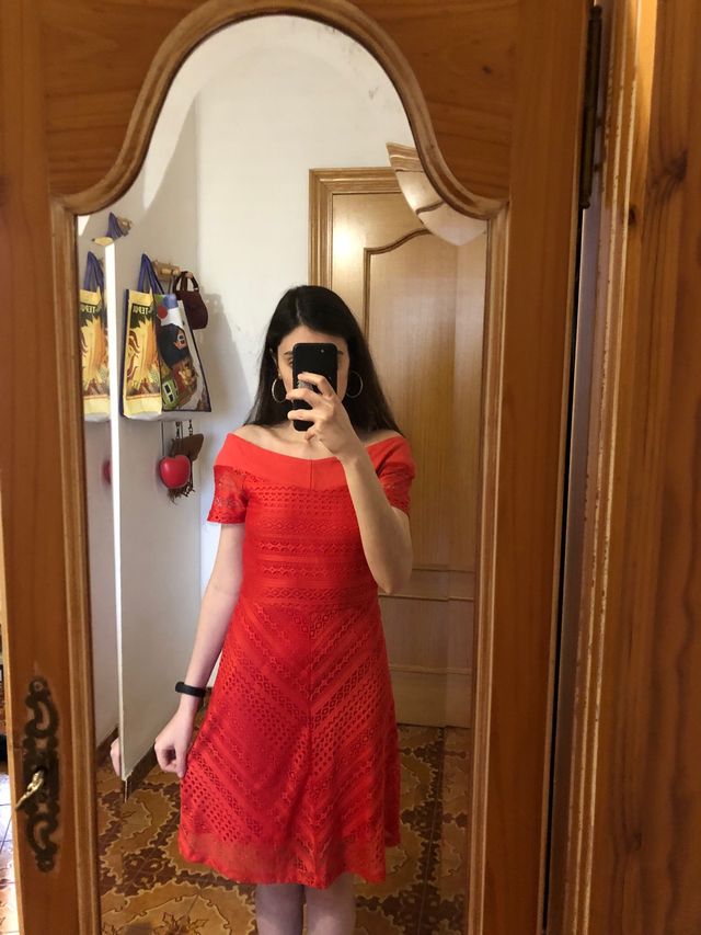 Vestido rojo Anna Field