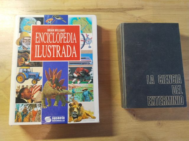 Lote 3 libros de historia y enciclopedias.