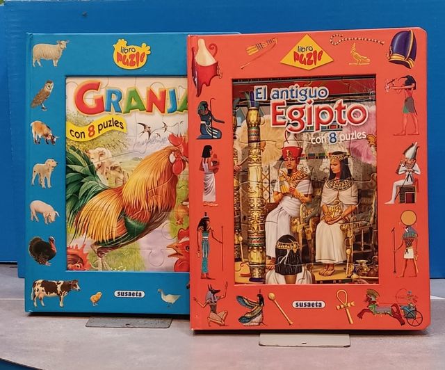 Pack de 2 libro puzzle Susaeta 