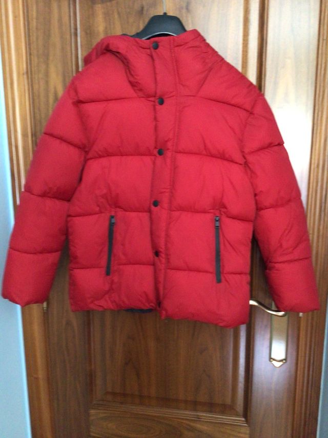 Cazadora niño plumas roja 11-12 años