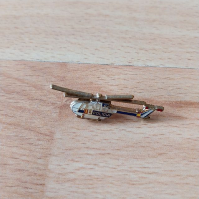 Insignia Pin Helicoptero Policia Nacional