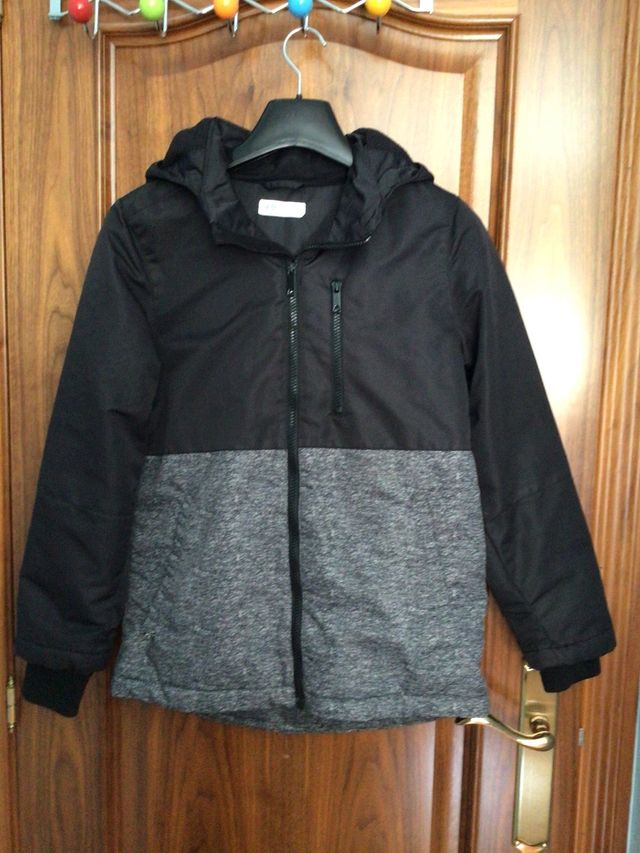 Cazadora niño negra y gris 10_11 años H&M