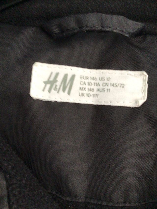 Cazadora niño negra y gris 10_11 años H&M