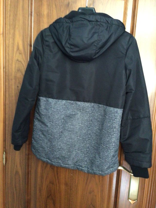 Cazadora niño negra y gris 10_11 años H&M