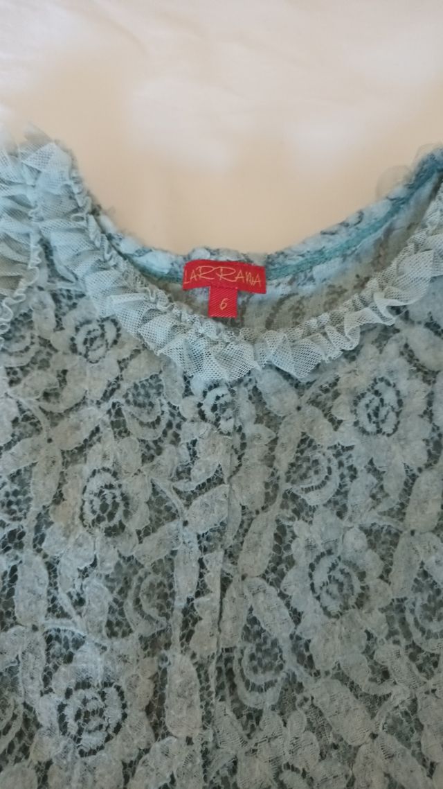 Conjunto niña talla 6 años LARRANA