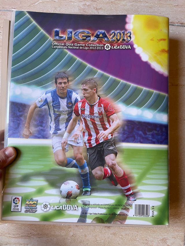 Álbum de cromos de la liga 2013