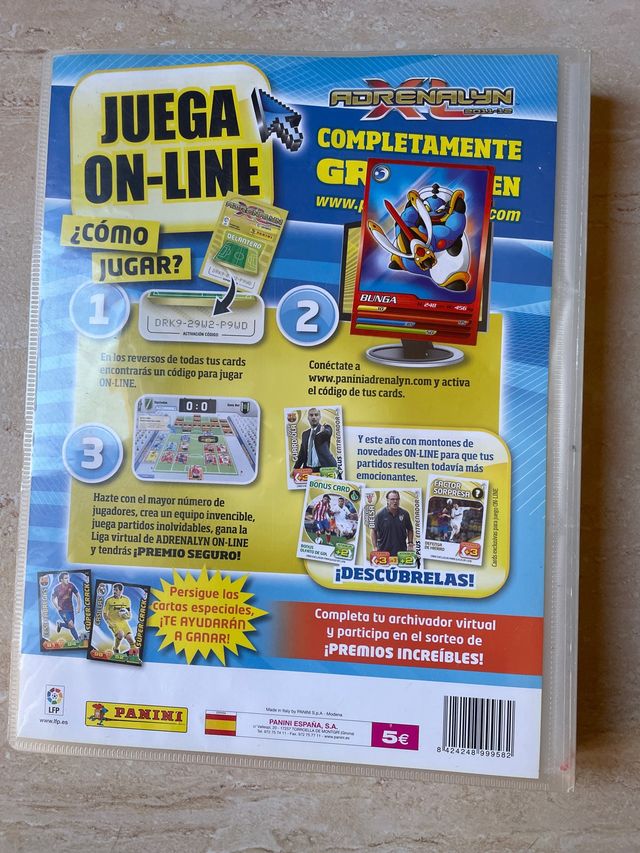 Álbum de cromos liga 2011-12