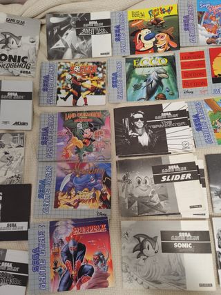 libro de instrucciones Sega Game gear 