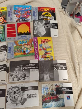 libro de instrucciones Sega Game gear 