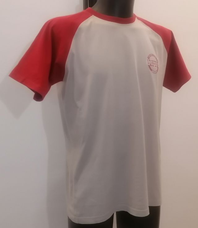 Sorbino T-shirt maglietta grigio rosso XL vintage 