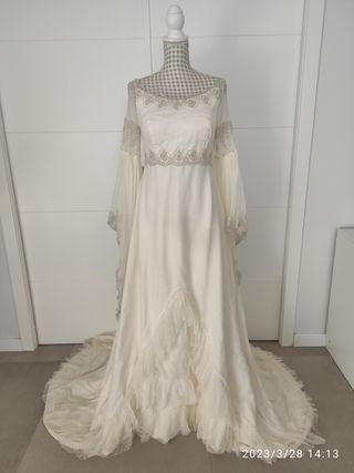 Vestido de novia de Aurora Gaviño 