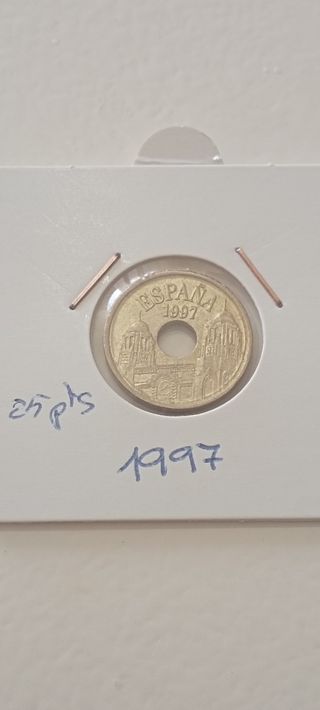 25 pesetas 1997
