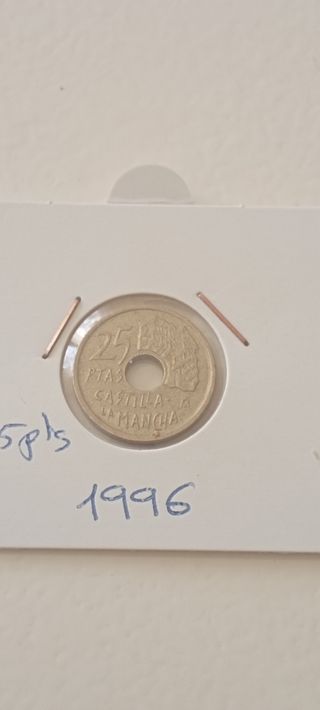 25 pesetas 1996