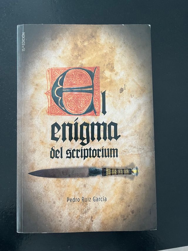 El Enígma del scriptorium. ( Pedro Ruiz García)