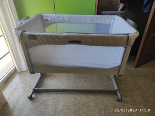 mini cuna Chicco next2 me magic blanco 
