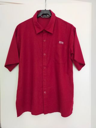camisa vintage de lino