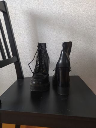 Botas charol Zara 41