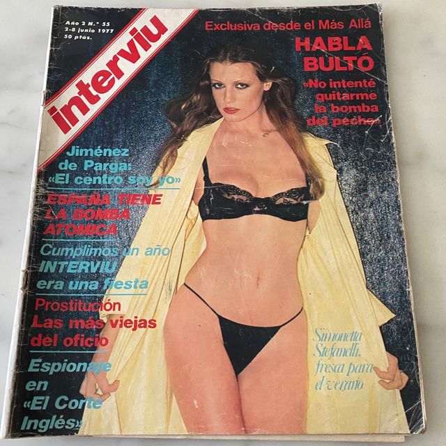 Revistas interviu años 70-80.