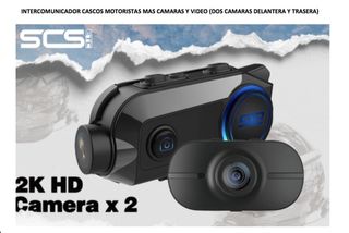 INTERCOM CASCOS MOTORISTAS CON CÁMARAS 