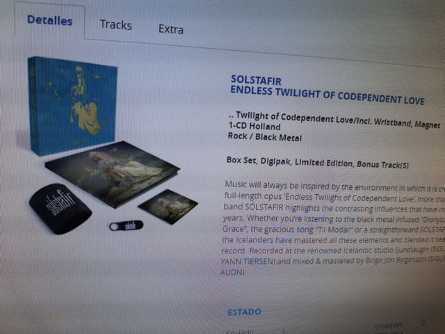 Box set Solstafir "Endless twilight of codependent