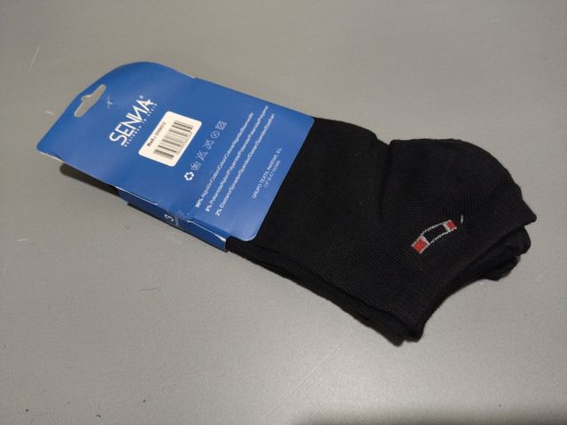 CALZINI ALLA CAVIGLIA CONFEZIONE DA 3 UNITÀ NERE