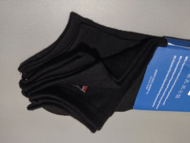 CALZINI ALLA CAVIGLIA CONFEZIONE DA 3 UNITÀ NERE