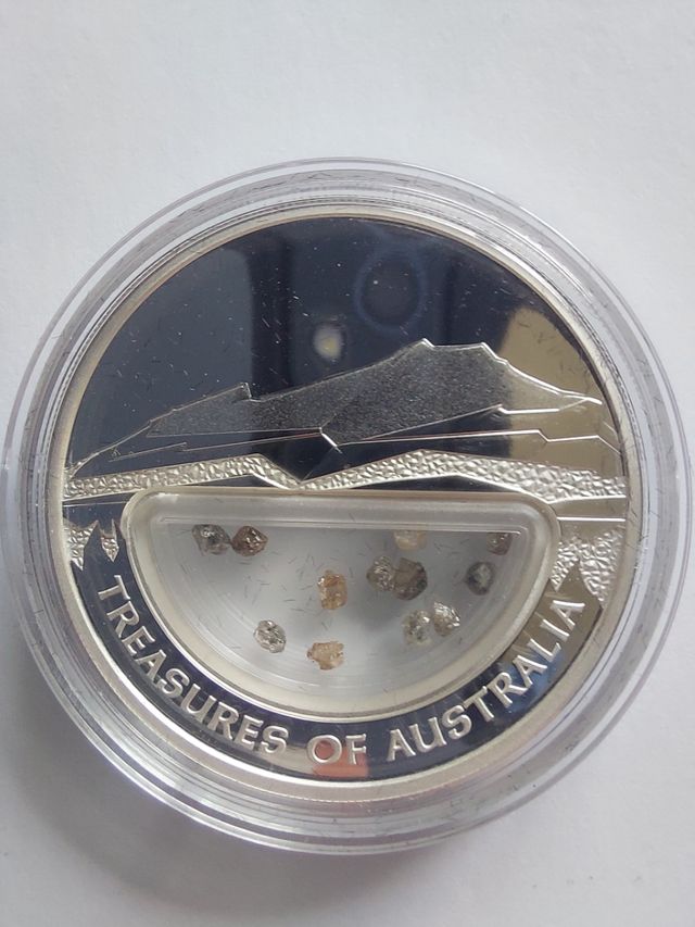 Australia 2009 - Moneta Argento 1$ - DIAMANTI