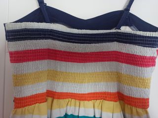 Vestido fiesta rayas colores