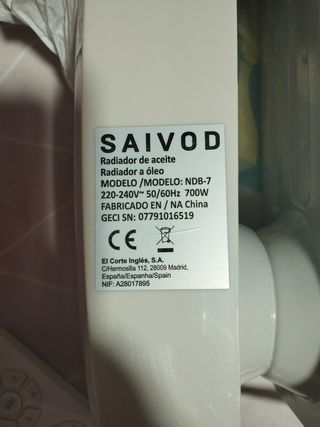Radiador portátil 