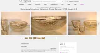 Cenicero de murano Sommerso