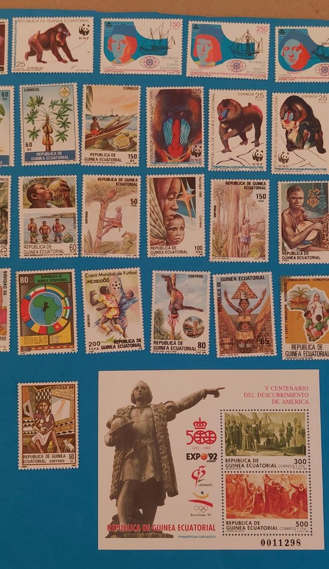 Francobolli della Repubblica della Guinea Equatoriale