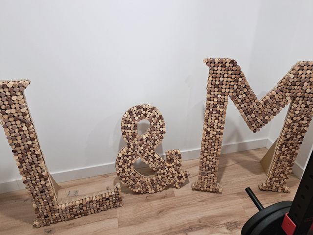 Letras boda M&L